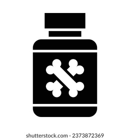 Icono De Glifo Vector De Veneno Para Uso Personal Y Comercial.
