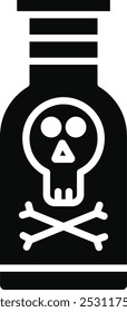 Poison Vector Illustration Detailed Icon