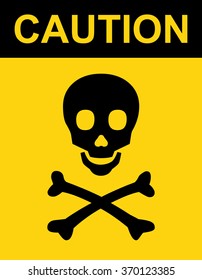 Poison warning sign