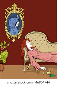 poisoning heath illustration