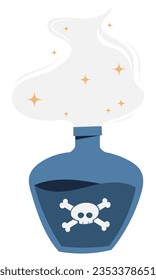poisonous deadly toxic vector illustration