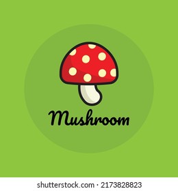 poisonous mushroom logo with funny look. You can use this logo or icon for your business needs or for other purposes.