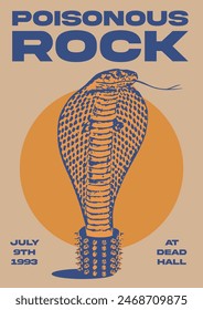 Poisonous Rock Gig Poster Flyer Template