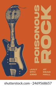 Poisonous Rock Gig Poster Flyer Template