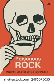 Poisonous Rock Gig Poster Flyer Template 