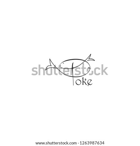 Poke Restaurant Logo.