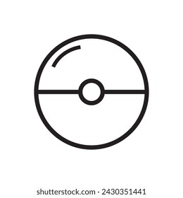 Pokeball icon. Isolated and transparent vector illustration on white background.
Basketball sign in flat art, low polygon and vector art style.  
Suitable for General Business company branding logo 