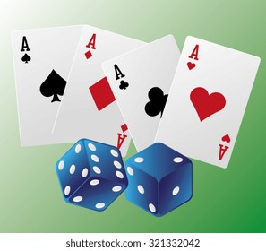 Poker 3d Illustration Stock Vector Royalty Free