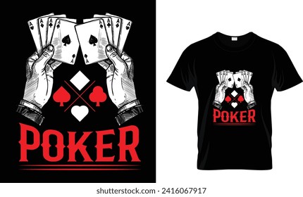 Poker _T Shirt Design Template