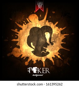 Poker background Joker