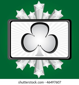 poker banner-clover