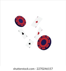 Poker Card Casino Illustration Vector