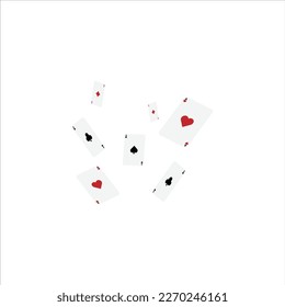 Poker Card Casino Illustration Vector