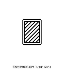 Poker card icon. Blackjack vector icon or logo element. Game card symbol. Pair of playing cards icon. Trendy Flat style for graphic design, Web site, UI. EPS10. Vector illustration