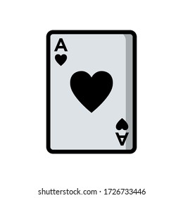 poker card icon design vector template