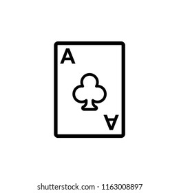 poker card icon vector