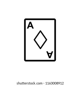poker card icon vector