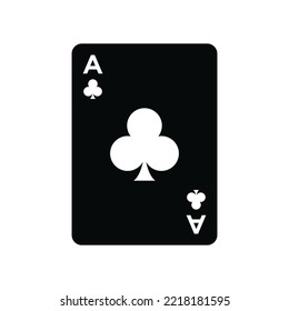 poker card icon vector design template in white background