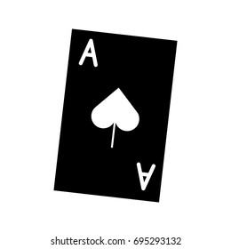 poker card isolated icon