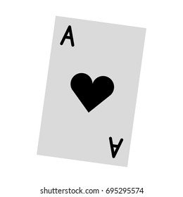 poker card isolated icon