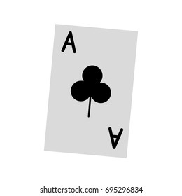 poker card isolated icon