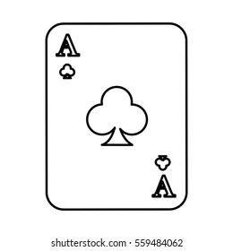poker card isolated icon vector illustration design