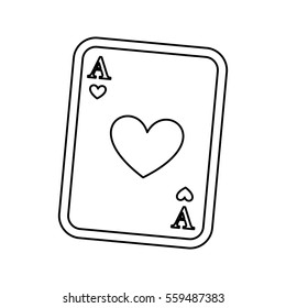 poker card isolated icon vector illustration design