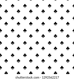 Poker card suit seamless pattern background. Can be used for wallpaper,fabric, web page background, surface texture.Abstract vector backround.