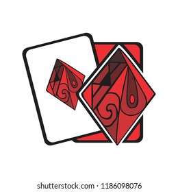 Poker card vector