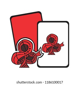 Poker card vector