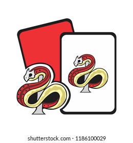 Poker card vector