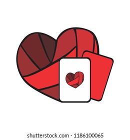 Poker card vector