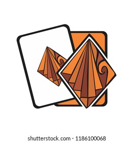 Poker card vector