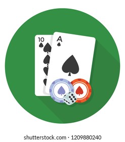 
Poker cards for casino playing 
