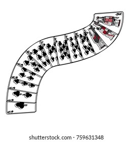 poker cards club set deck casino