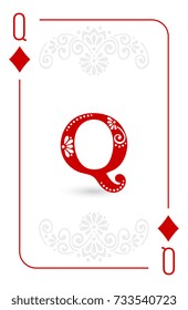 Poker cards full set four color classic design