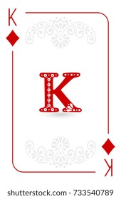 Poker cards full set four color classic design