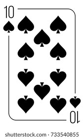 Poker cards full set four color classic design