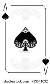 Poker cards full set four color classic design