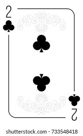 Poker cards full set four color classic design