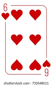 Poker cards full set four color classic design