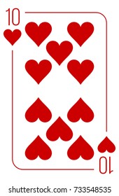 Poker cards full set four color classic design
