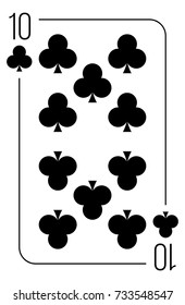 Poker cards full set four color classic design