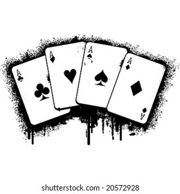 poker cards illustration