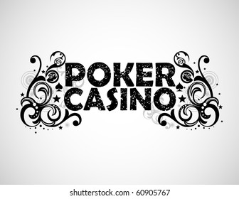 Poker and casino background