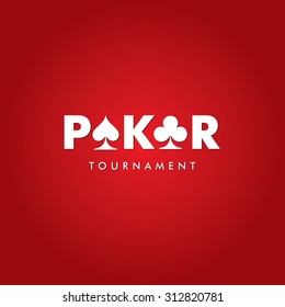 Poker Casino Vector Logo Template