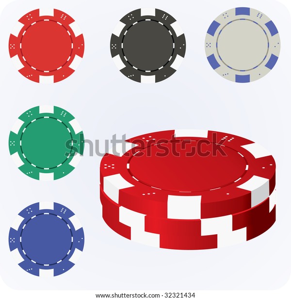 Poker Chip Vectors