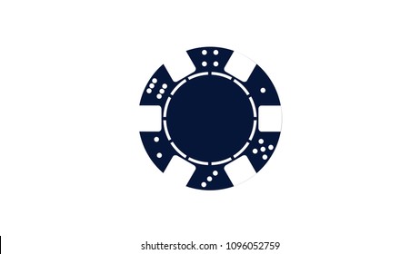 Poker Chip with Dice