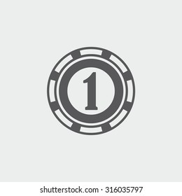 Poker Chip Icon