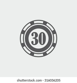 Poker Chip Icon
